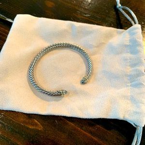 David Yurman Cable Bracelet with Hematite